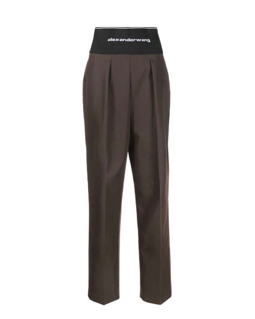 Alexander Wang Broek Bruin in het Gray