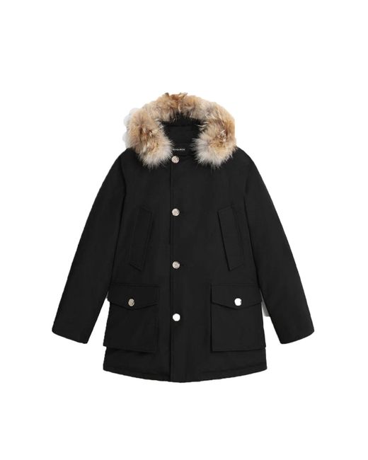 Woolrich Black Ut0001 Arctic Detachable Parka Blk Woou0482Mr for men