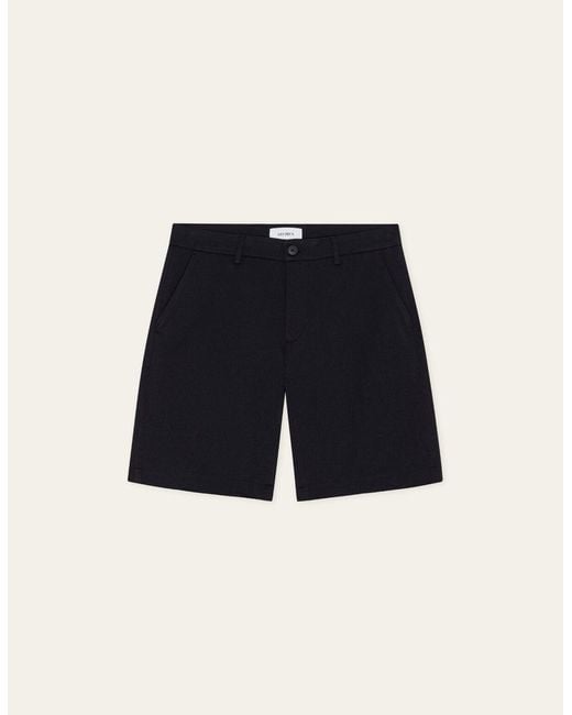 Les Deux Como Reg Solid Shorts in het Blue voor heren