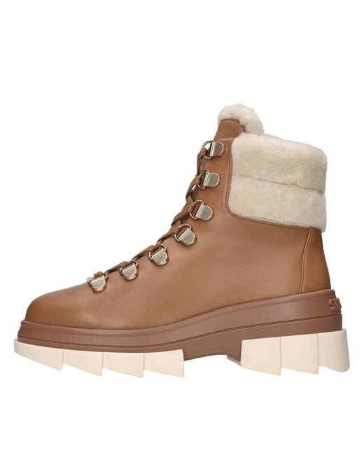 Stuart Weitzman Brown Schwarze Stiefel