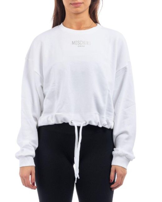 Sweat-Shirt De Bain Moschino en coloris White