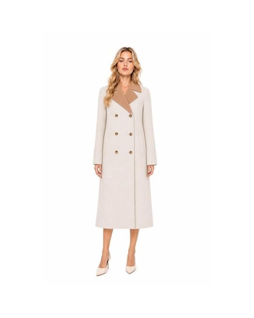 Max Mara Greige Jassen in het Pink