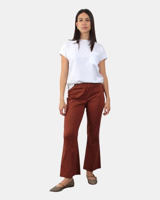 Liviana Conti White Trousers Mod. Claudette