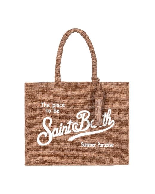 Mc2 Saint Barth Brown Large Bag