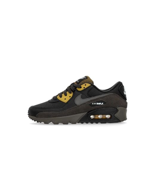 Nike Air Max 90 Herren-Halbschuh Schwarz/Medium Ash/Bronzine/ Tint in Black für Herren