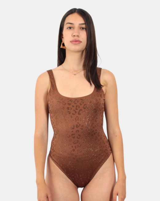 Traje De Bano Clasico De Una Sola Pieza Mc2 Saint Barth de color Brown