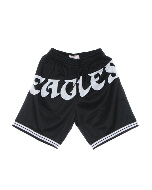 Pantalones Cortos De Baloncesto Para Hombre Nfl Big Face 3.0 Fashion Short Phieag Mitchell & Ness de hombre de color Black