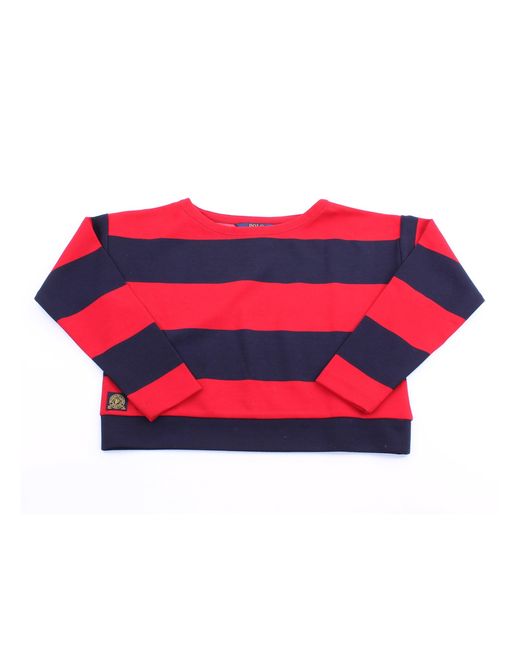 Sudadera roja y azul Polo Ralph Lauren de color Rojo - Lyst