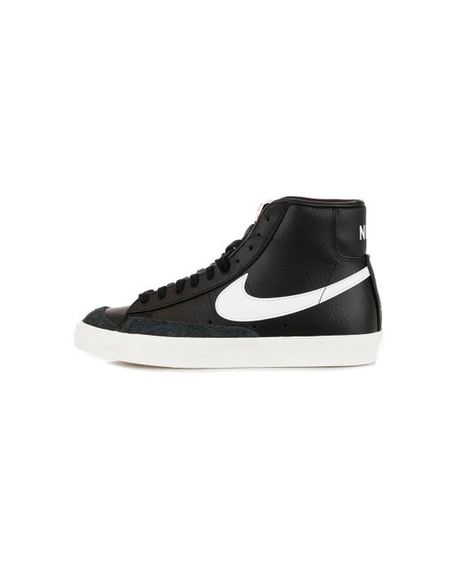 Nike Blazer Mid 77 Vintage Schwarz/Weib/Sail Herren-Hochschuh in Black für Herren