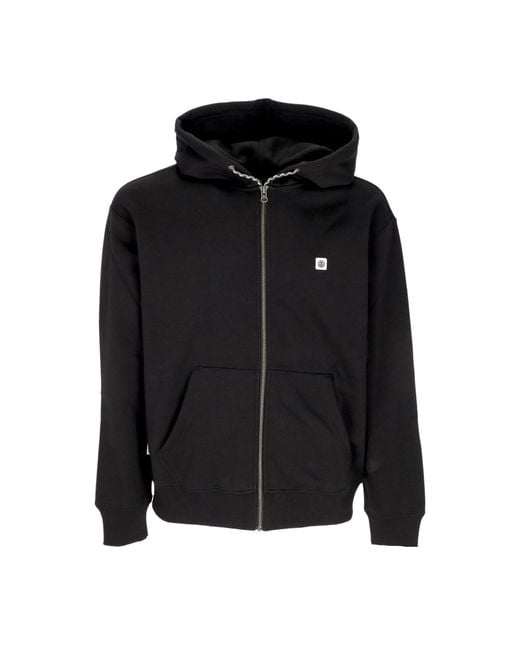 Element Black Rain Cornell Zip Hoodie for men