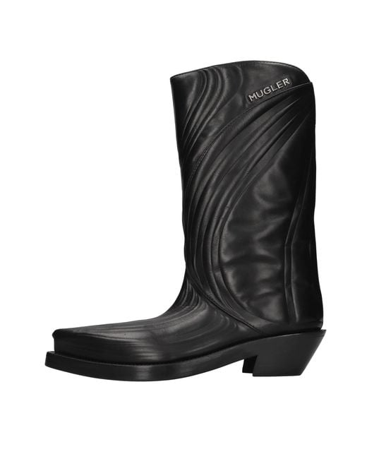 Cowboy Boots Mugler en coloris Black
