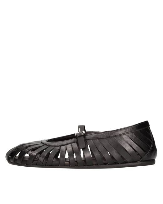 Pantanetti Black Flat Shoes