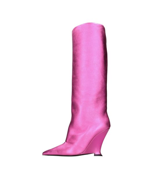 3Juin Pink Boots Fuchsia