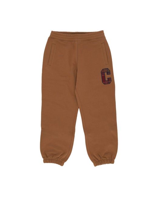 Carhartt Wiles Sweat Pant Hamilton Bruin Trainingsbroek Voor in het Brown voor heren