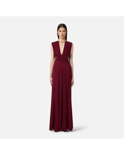 Elisabetta Franchi Red Clothes Abr1556E2 Ea5