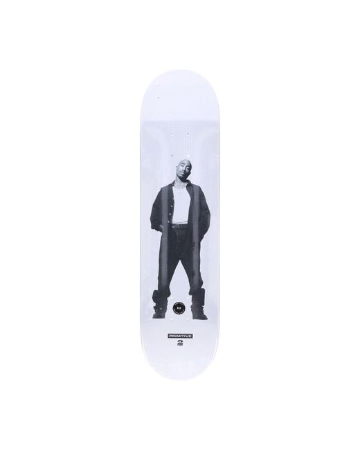 Primitive Skateboarding Blue Skateboard Deck Posted Deck X 2Pac for men
