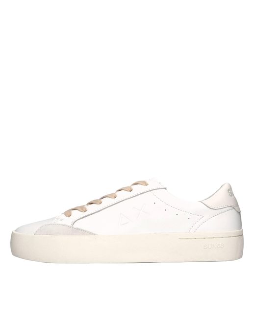 Sun 68 White Sneakers for men