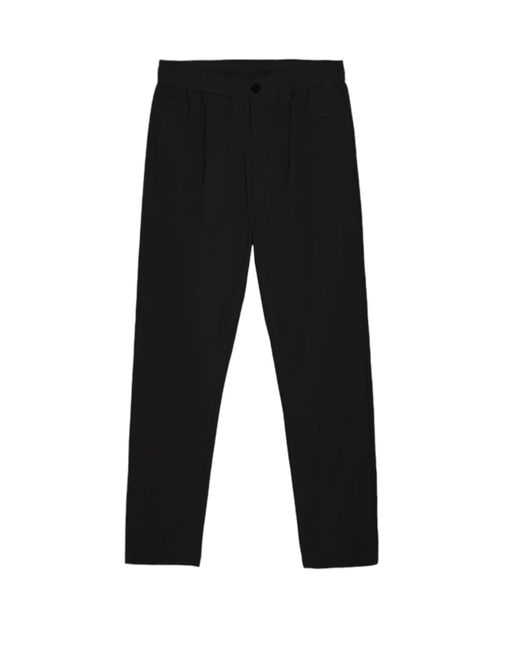 Suns Black Trousers Pts53013U for men