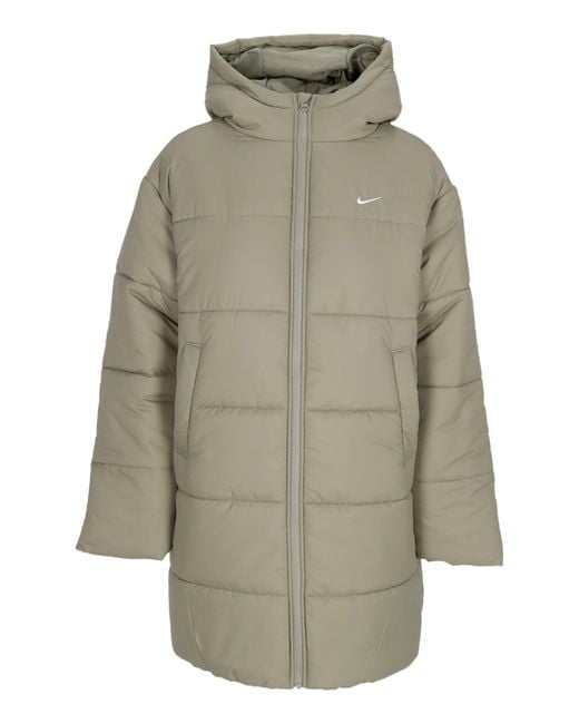 Vetements De Sport Pour Femmes W Therma-Fit Classic Parka Light Army Blanc Nike en coloris Gray