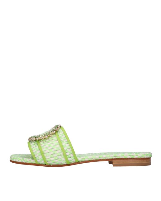 Emanuela Caruso Green Grune Sandalen