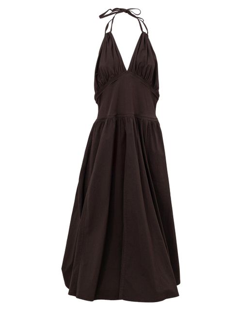 Bottega Veneta Multicolor Baumwolle Spalline Kleid