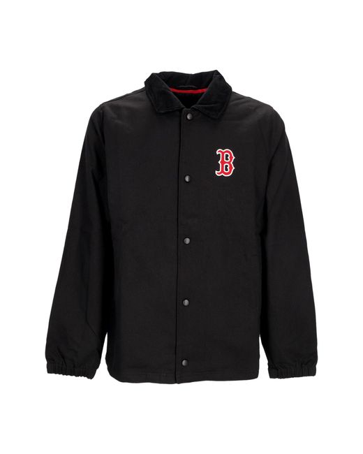 Chaqueta Coach Hombre Mlb Cord Collar Harvest Bosred '47 de hombre de color Black