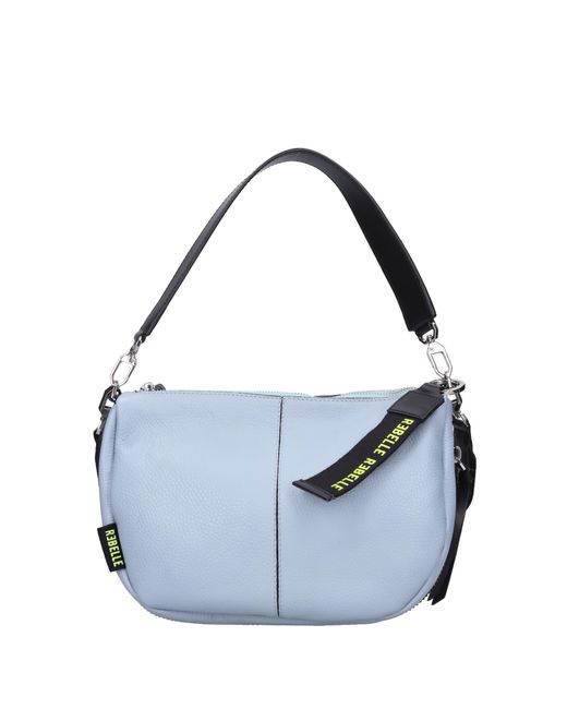Rebelle Blue Bags. Clear
