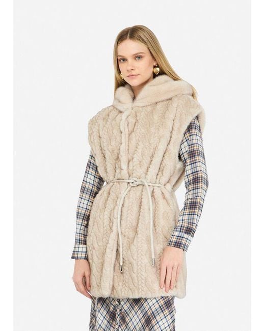 Liu Jo Damesbovenkleding En -Jassen Mf5364 E1044 W9868 in het Natural