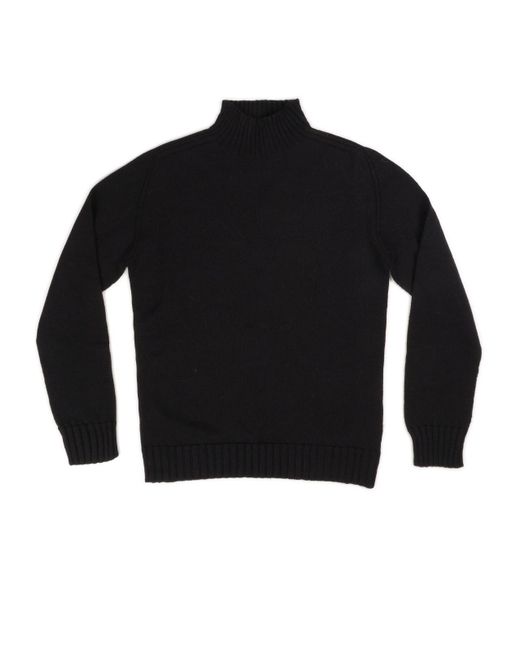 Alpha Studio Mannen Trui Au-7041H 1004 Nero in het Black voor heren