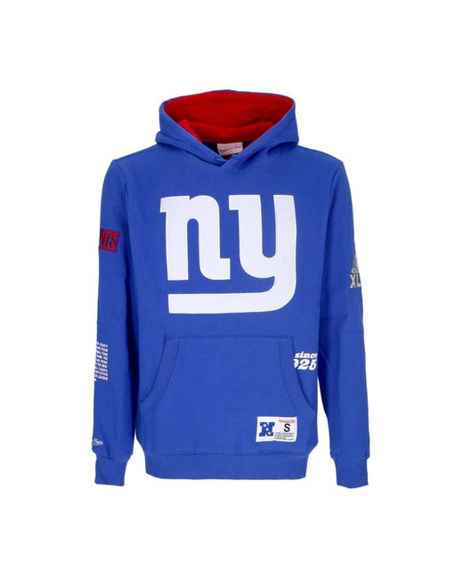 Sudadera Con Capucha Para Hombre Nfl Team Origins Sudadera Con Capucha Polar Neygia Mitchell &amp; Ness de hombre de color Blue