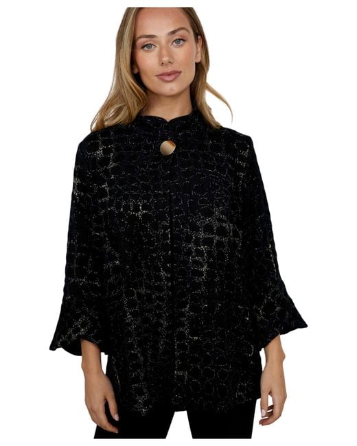 Chaqueta De Mujeres 253378 1 Boton FRANK LYMAN de color Black