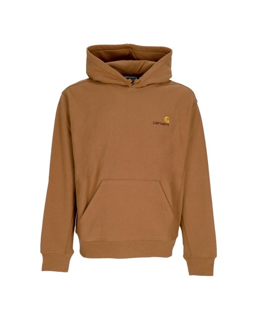 Carhartt Herren-Kapuzenpullover American Script Hamilton in Brown für Herren