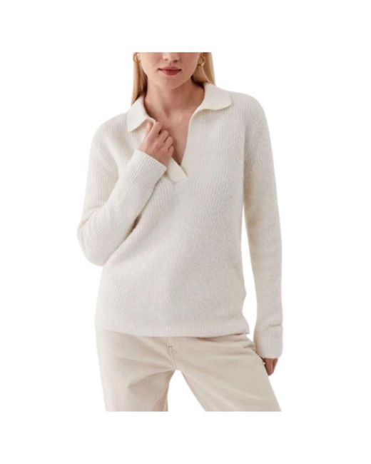 Calvin Klein White Pullover Fur Damen