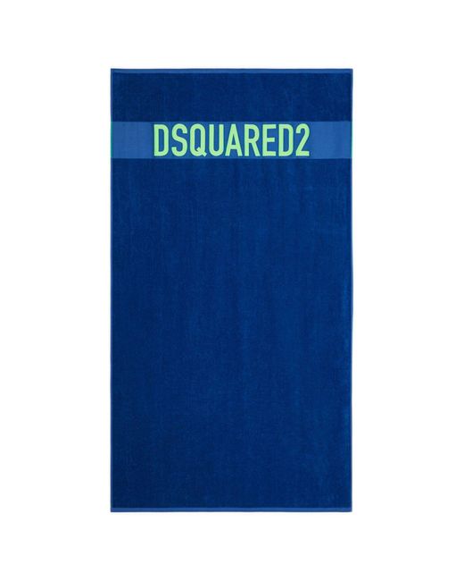 DSquared² Blue Beach Towel for men