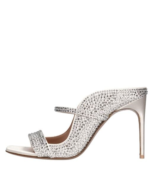 Malone Souliers Natural Sandel Weib