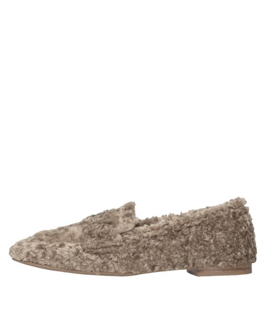 Casadei Gray Flat Shoes