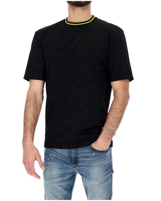 Moschino Schwarzes T-Shirt in Black für Herren