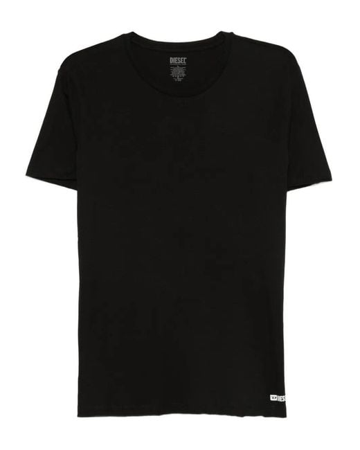 DIESEL Randal-D-Box T-Shirt Mit Rundem Ausschnitt in Black für Herren