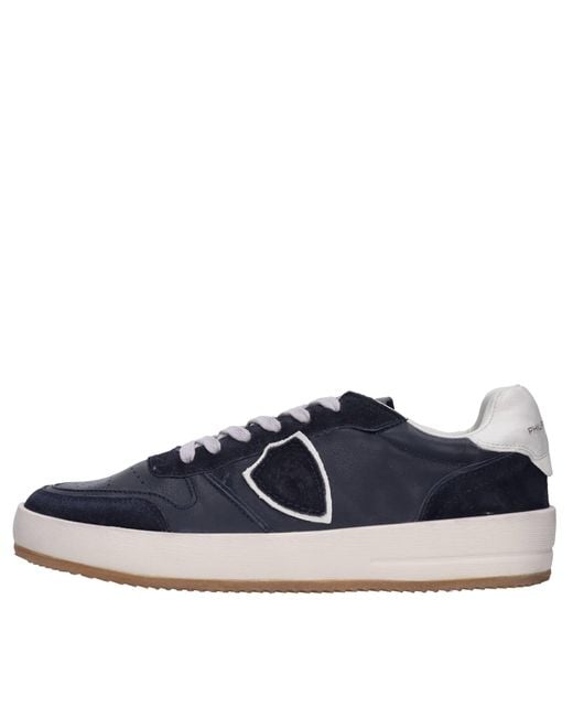 Philippe Model Blue Sneakers for men