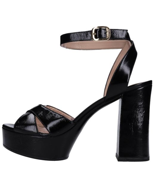 Unisa Black Sandals