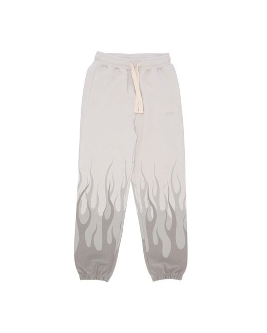 Pantalones Double Flames Pantalones De Chandal Ligeros Para Hombre Vision Of Super de hombre de color White