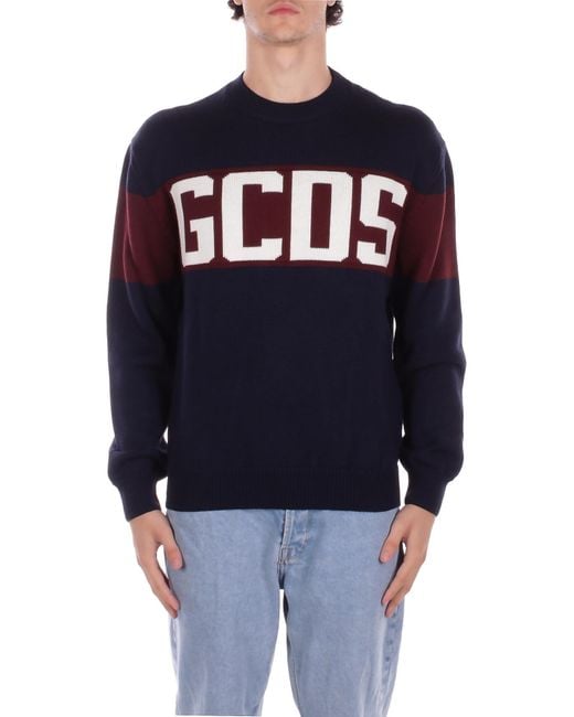 Gcds Blue Sweaters for men