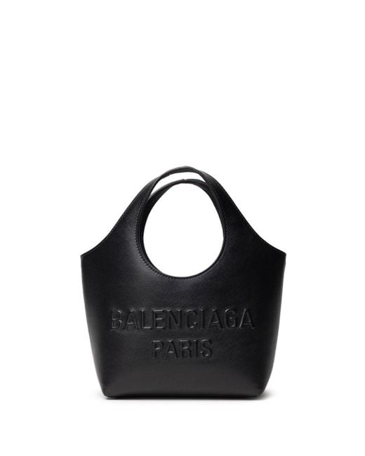 Sac En Cuir Noir Mary Kate Xs Balenciaga en coloris Black