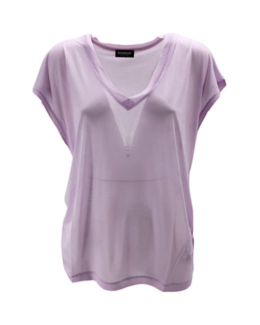 Dondup Purple T-Shirts And Polos