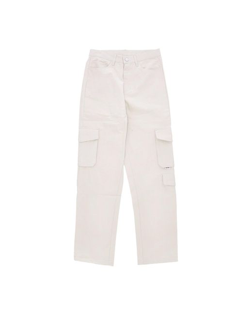 Arte' Lange Herren-Porter-Hose Mit Doppelten Taschen, Creme in White für Herren