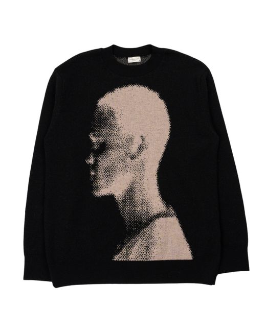 Knitwear > round-neck knitwear Dries Van Noten pour homme en coloris Black