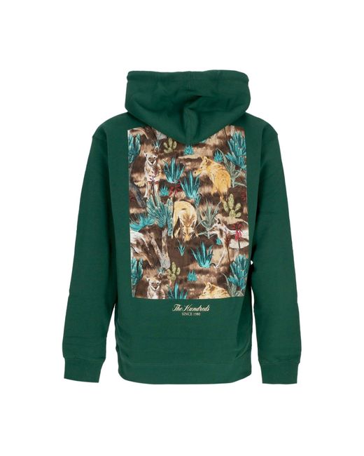The Hundreds Wander Pullover Herren Kapuzenpullover Dunkelgrun in Green für Herren
