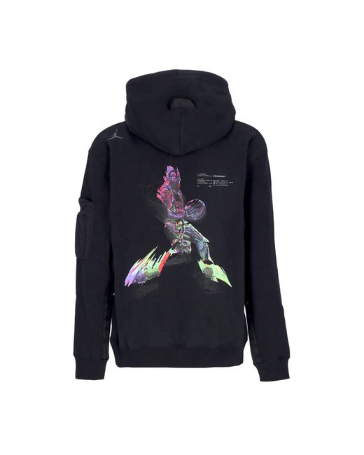 Nike Herren Hoodie 23 Engineered Fleece Hoodie Schwarz in Blue für Herren
