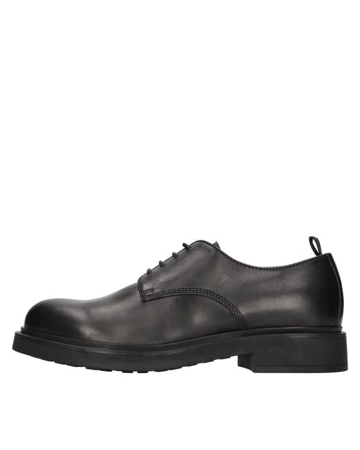 Officine Creative Black Flat Shoes for men