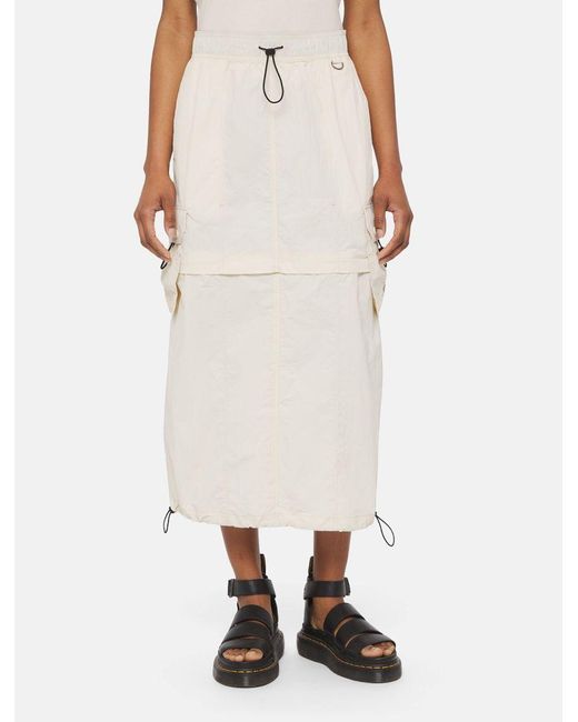 Dickies Women's White Jackson Skirt